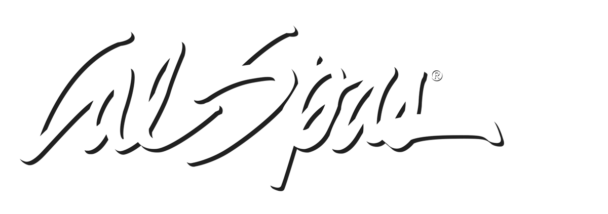 Calspas White logo hot tubs spas for sale Paterson