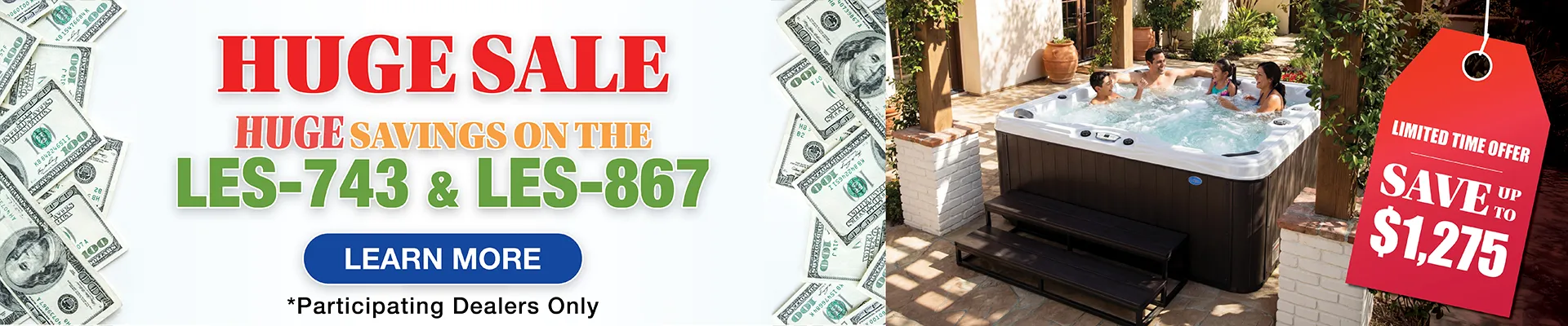 Calspas hot tub being used in a family setting - Paterson